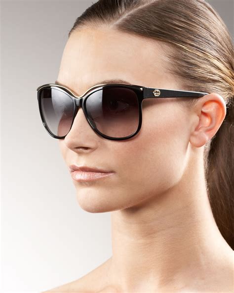 gucci retro cat eye sunglasses|best designer cat eye sunglasses.